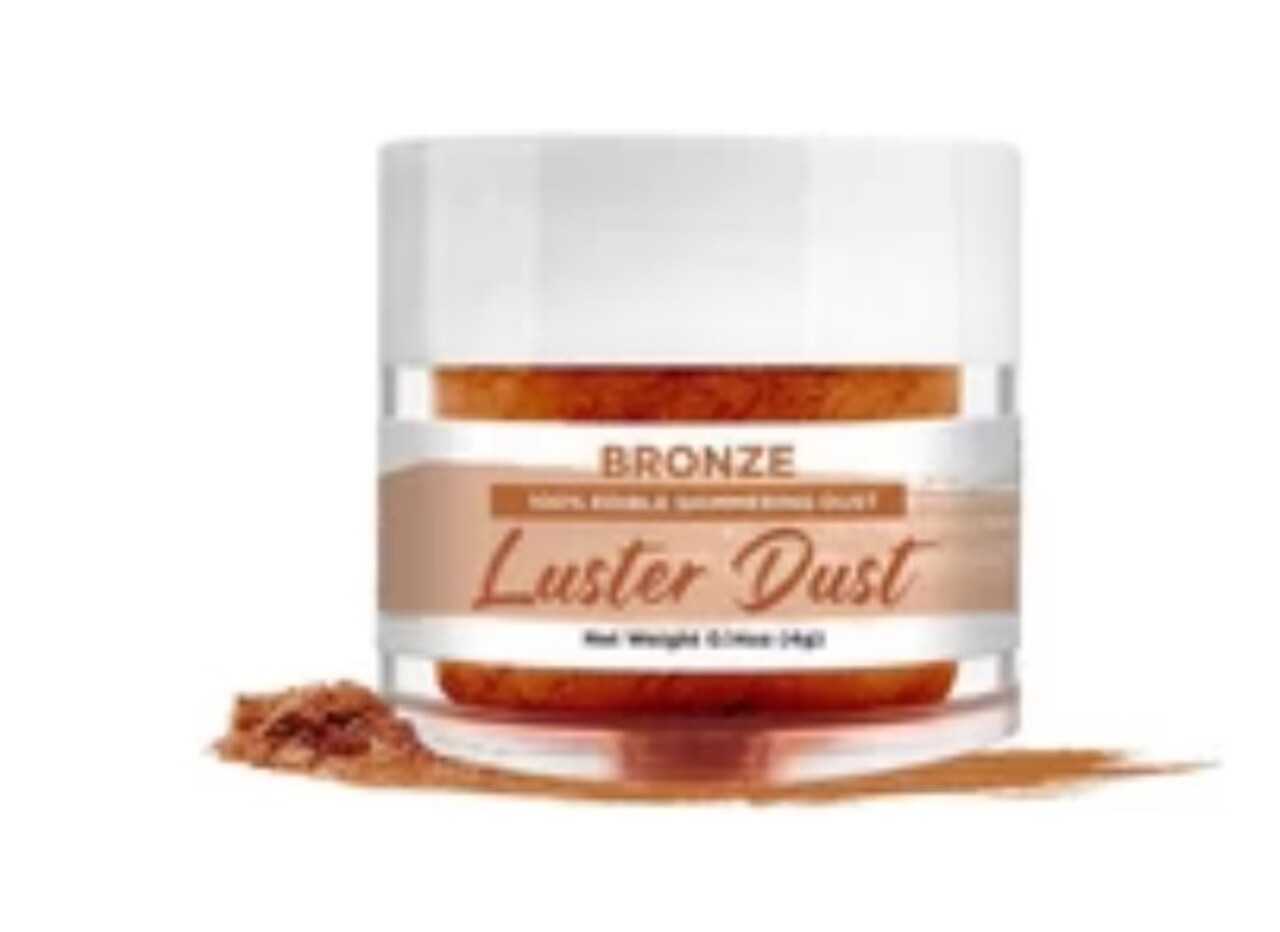 Bakell Luster Dust Food Safe Edible Glitter 4g Bottle (select your color)